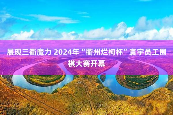 展现三衢魔力 2024年“衢州烂柯杯”寰宇员工围棋大赛开幕
