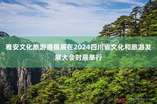 雅安文化旅游遵循展在2024四川省文化和旅游发展大会时辰举行
